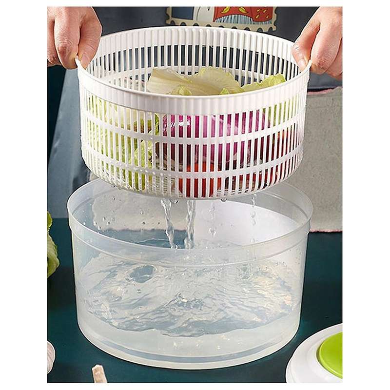 Household Vegetable Dehydrator, Manual Water Salad Spinner, Dryer Hand Kitchen Household Gadgets