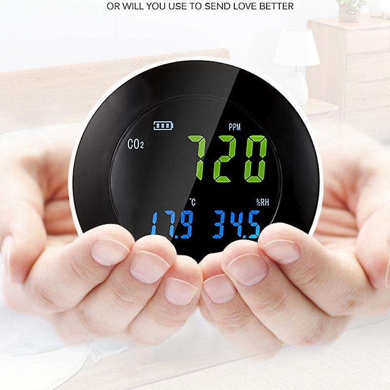 HT-501 CO2 Monitor TFT Color Screen Household Smart Portable Carbon Dioxide, Temperature and Humidit