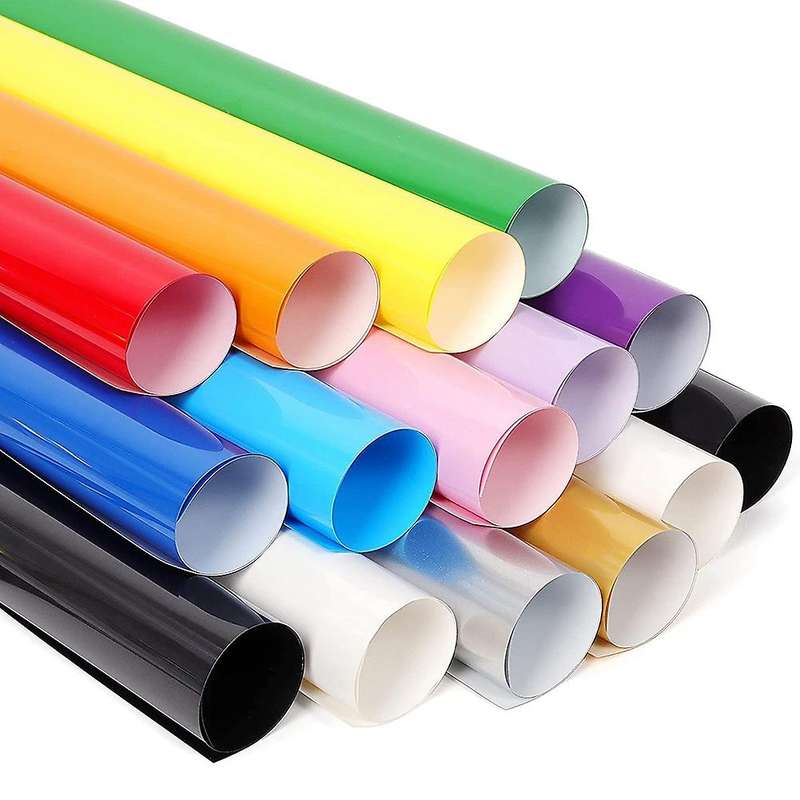 HTV Heat Transfer Vinyl: 15 Pack Iron on Vinyl Sheets for 13 Assorted Colors HTV Vinyl Bundle Access