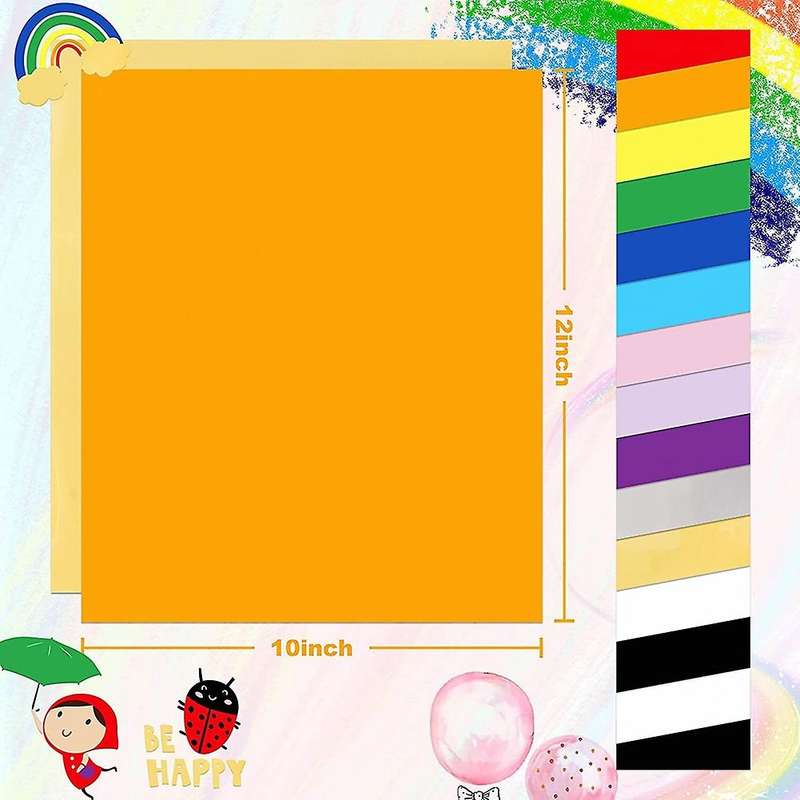 HTV Heat Transfer Vinyl: 15 Pack Iron on Vinyl Sheets for 13 Assorted Colors HTV Vinyl Bundle Access