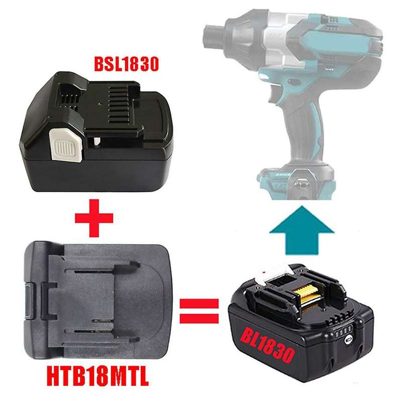 Htb18mtl Adapter for 18v -ion Battery Bsl1830 Converter On for 18v Lithium Electrical