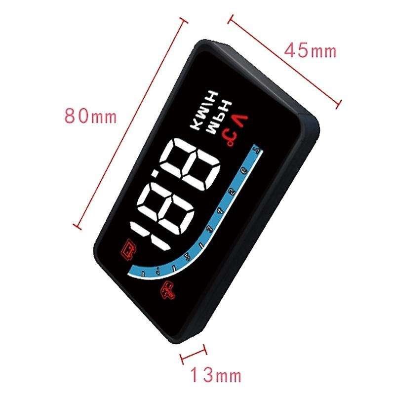 HUD Head-Up Display Car-Styling Hud Display Overspeed Warning Windshield Projector Alarm System Univ