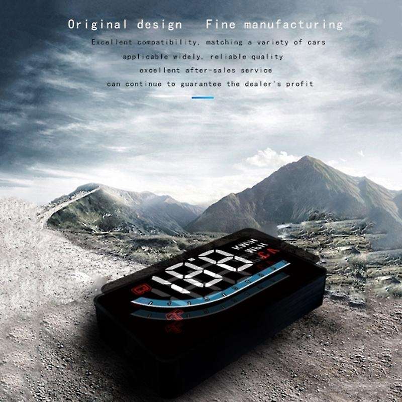 HUD Head-Up Display Car-Styling Hud Display Overspeed Warning Windshield Projector Alarm System Univ