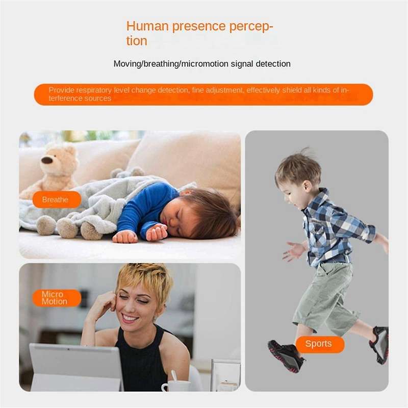 Human Presence Sensor 24ghz Millimeter Wave Radar Embedded Respiratory Micro-motion Mobile Radar De