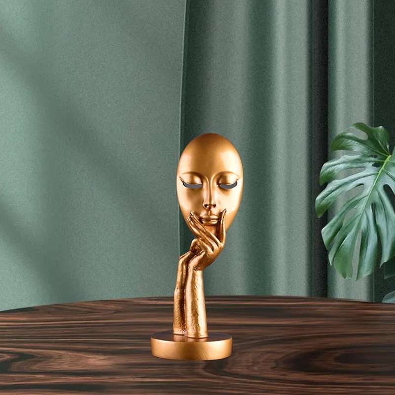 Human Meditators Lady Resin Statues,sculpture Art Crafts,figurine Home Decorative Display,blue