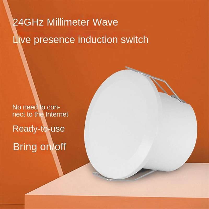 Human Presence Sensor 24GHz Millimeter Wave Radar Embedded Respiratory Micro-Motion Mobile Radar Det