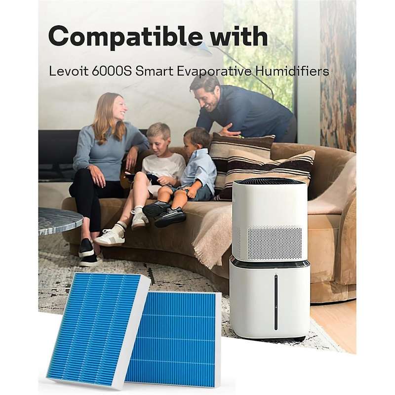 Humidifier Filters for Superior 6000S Smart Evaporative Humidifier, 6000S Premium Filter Replacement