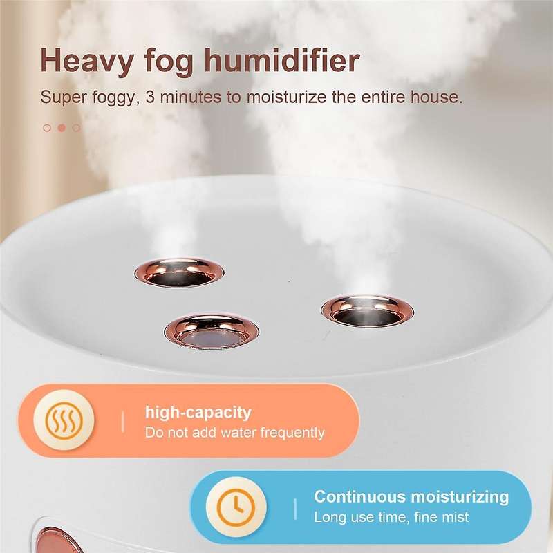 Humidifier Aromatherapy Diffuser 400ml Essential Oil Diffuser Wireless Rechargeable,dual-channel Spr