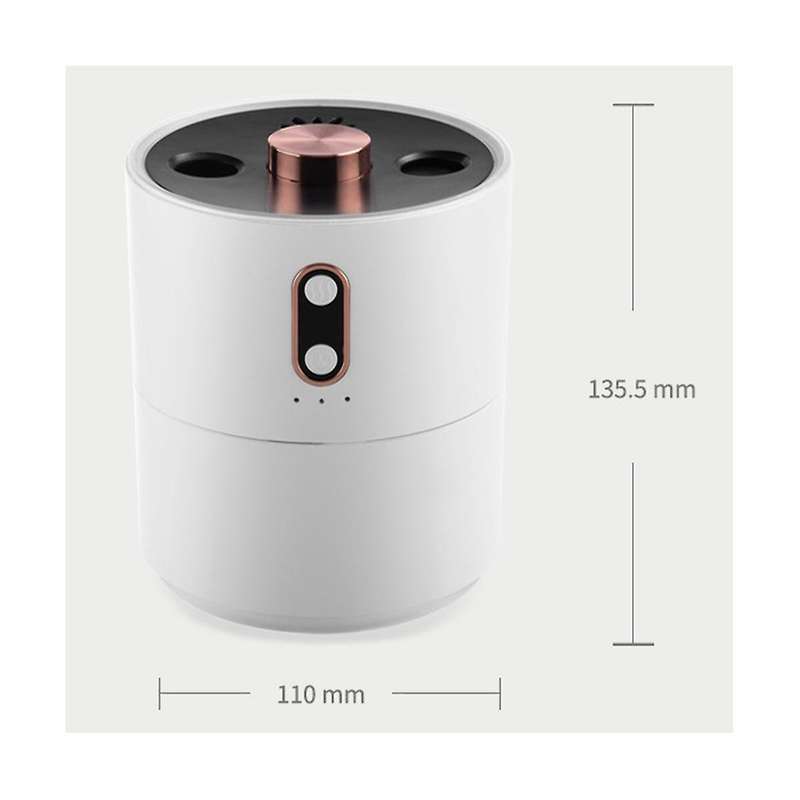 Humidifier Big Capacity Waterless Auto-off and Timer Humidifiers for Bedroom Office Travel Car Supe