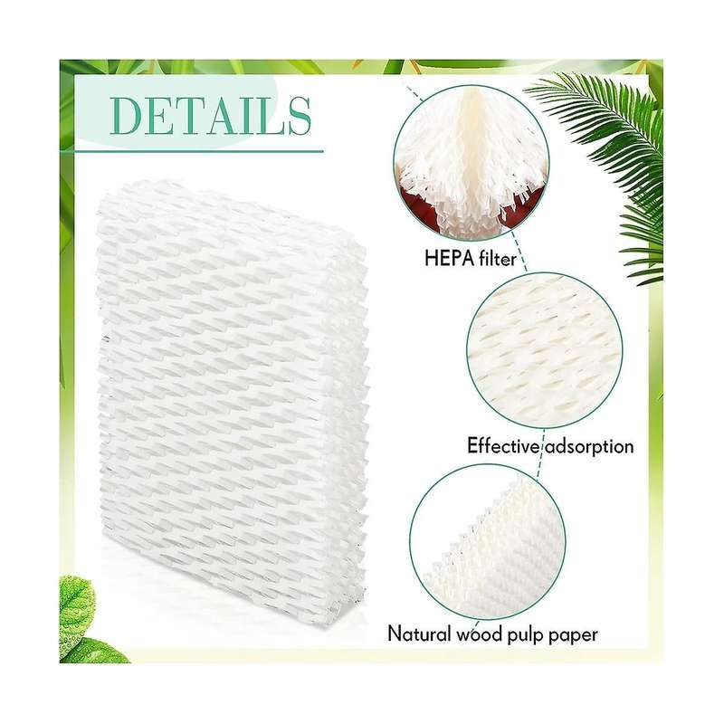 Humidifier Filter Replacement for Relion WF813 RCM-832 PCWF-813 PCCM-840 EQWF-813 Humidifiers Wick F