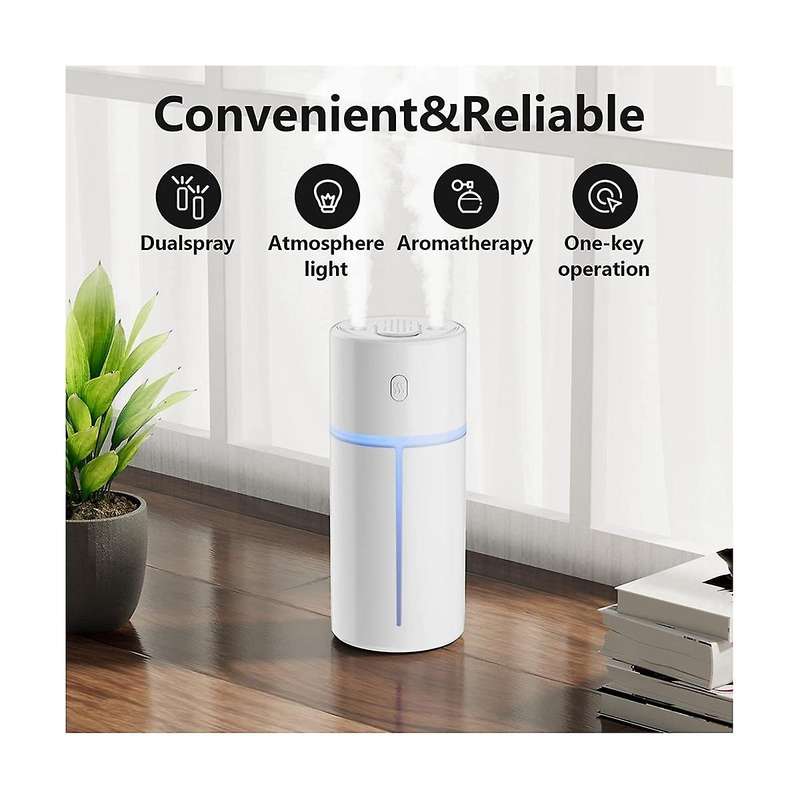 Humidifiers for Bedroom Night Light Small Cool Mist Humidifiers for Babies Space-saving Quiet Ultra