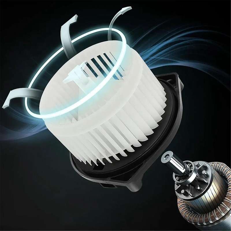 HVAC Blower Motor with Fan Cage 64118385558, 64118372493 for E39 525 528I 530I 540I M5 X5 E53