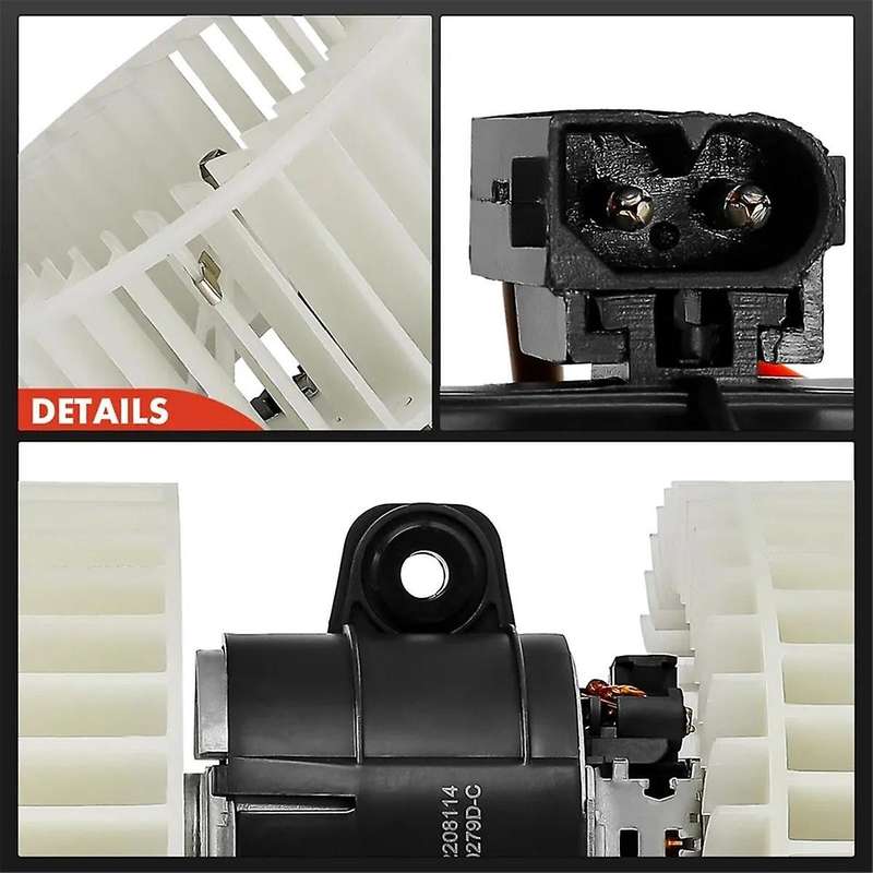HVAC Blower Motor with Fan Cage 64118385558, 64118372493 for E39 525 528I 530I 540I M5 X5 E53