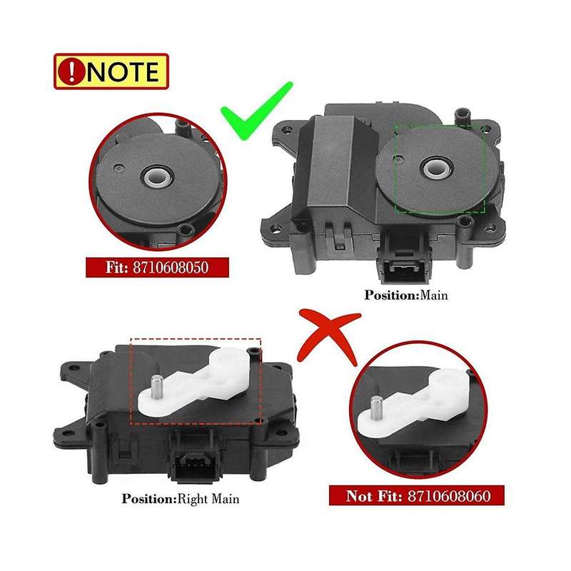 HVAC Heater Blend Door Actuator Mode for Sienna 2004-2010 Main Damper Actuator 8710608050 87106-0805