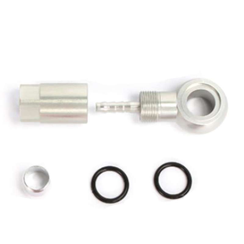 Hydraulic Brake Hose Fittings Hose Valve Olive Head for XTR,Silver