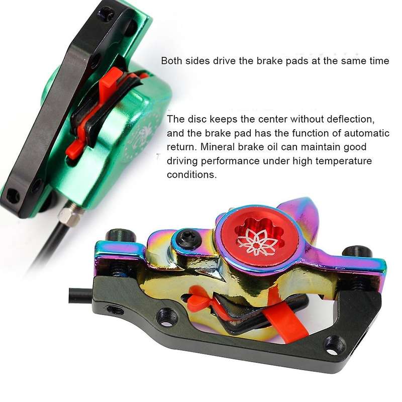 Hydraulic Disc Brake Calipers Rotor Front Left/Right Rear 800/1400mm Oil Pressure Disc Brake Set,Mul