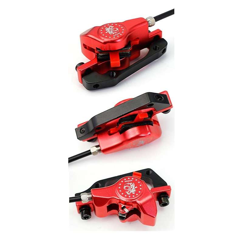 Hydraulic Disc Brake Calipers Rotor Front Left/Right Rear 800/1400mm Oil Pressure Disc Brake Set,Gol