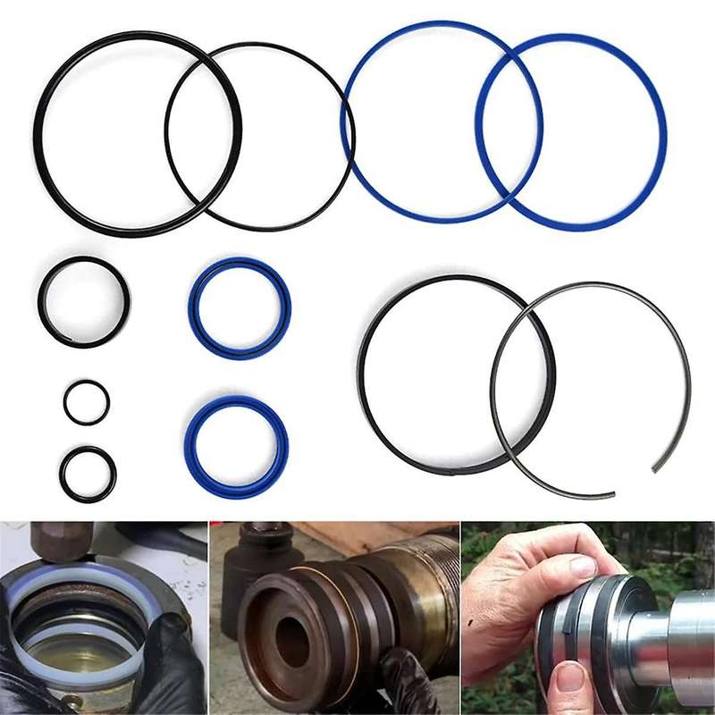 Hydraulic Log Splitter Cylinder Rebuild Seal Kit for 4.0inch Bore X 1.75inch Rod Cylinder,Hydraulic