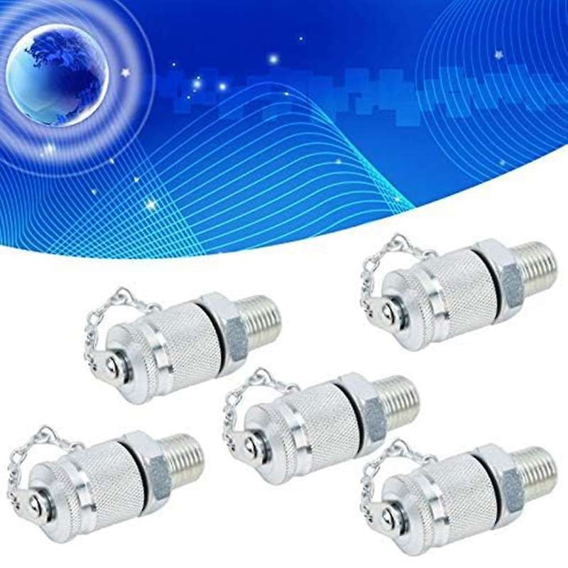 Hydraulic Test Fitting Kit, Hydraulic Test Adapter for Pt/ppt Series Fittings,npt1/4,5pcs
