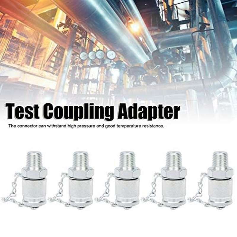 Hydraulic Test Fitting Kit, Hydraulic Test Adapter for Pt/ppt Series Fittings,npt1/4,5pcs