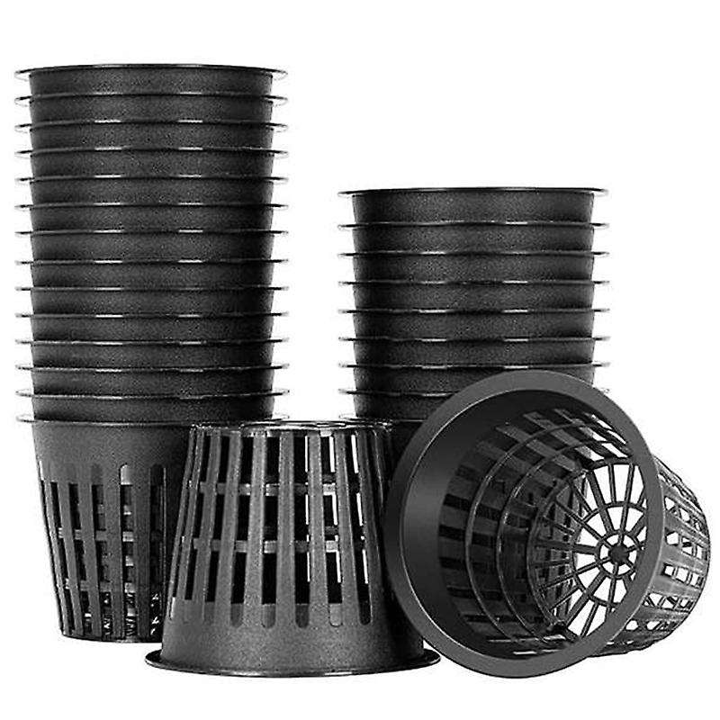 Hydroponic Planting Mesh Pot Net Plastic Garden Net Cup Pots Basket for Hydroponics Garden Balcony