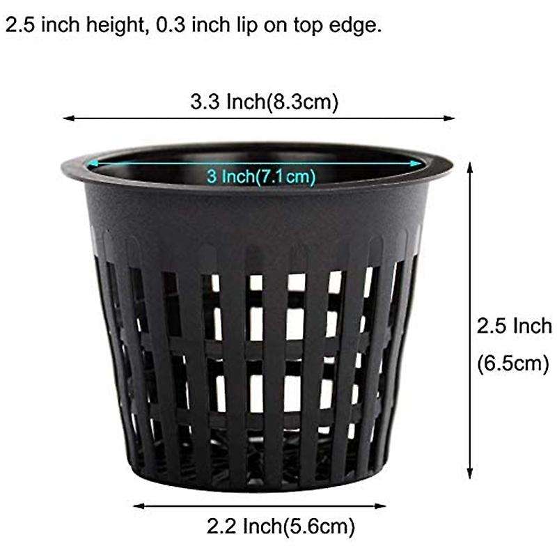 Hydroponic Planting Mesh Pot Net Plastic Garden Net Cup Pots Basket for Hydroponics Garden Balcony