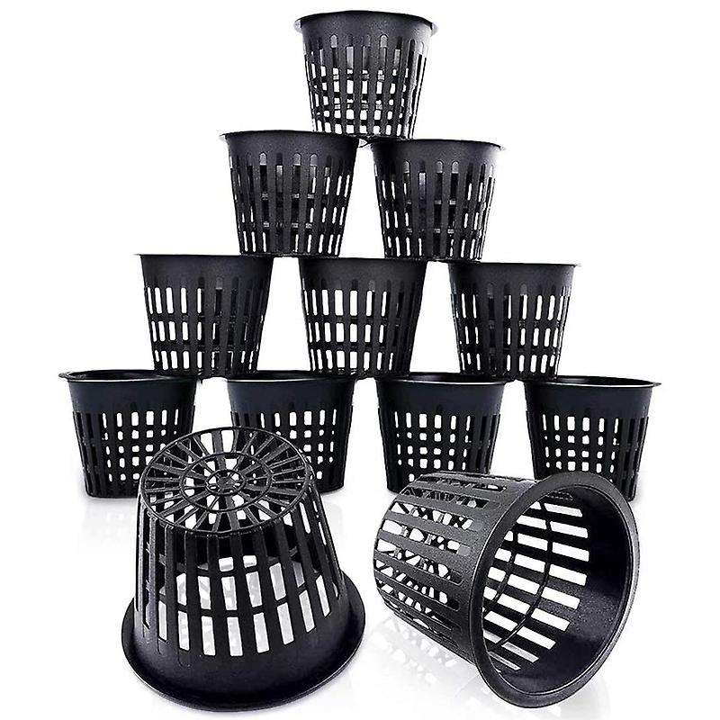 Hydroponic Planting Mesh Pot Net Plastic Garden Net Cup Pots Basket for Hydroponics Garden Balcony