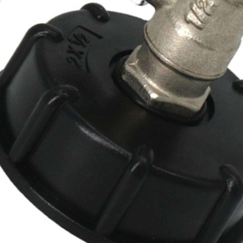 IBC Ball Outlet Tap Tank 3/4inch Food Grade Drain Adapter S60X6 1000 L Tank Rainwater Container Bra