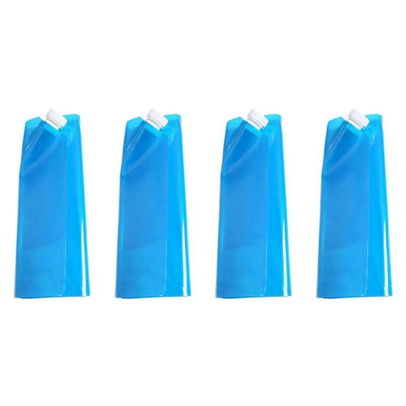 Ice Bath Bags, Large Capacity Ice Bath Freezer Bag, 5L Ice Bags for Ice Bath, Foldable Bags for Ice