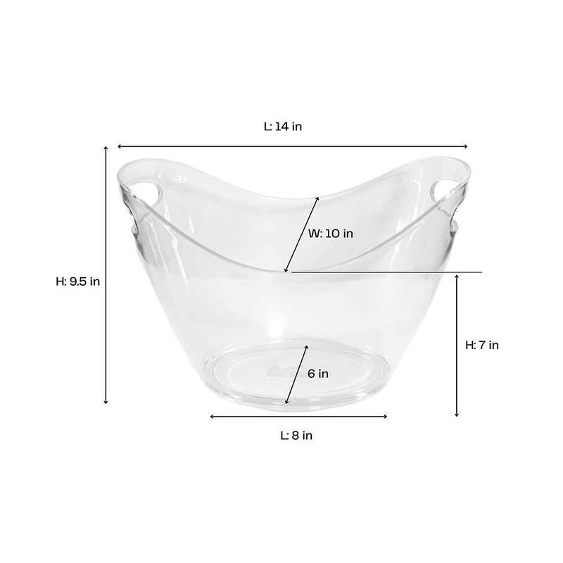 Ice Bucket for Cocktail Bar Bar Supplies Ice Tub Champagne Bucket Ice Buckets for Parties