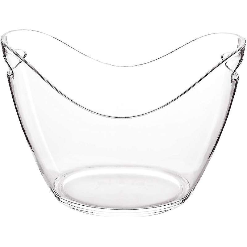 Ice Bucket Wine Bucket, 4 Liter Plastic Tub for Drinks and Parties, Perfect for Wine, Champagne, Ba