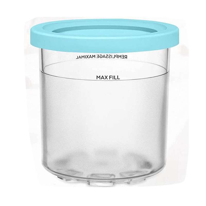 Ice Cream Cup, Ice Cream Containers with Lids for Ninja Creami Pints Nc301 Nc300 Nc299amz Series Ic