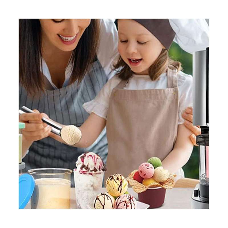 Ice Cream Cup, Ice Cream Containers with Lids for Ninja Creami Pints Nc301 Nc300 Nc299amz Series Ic