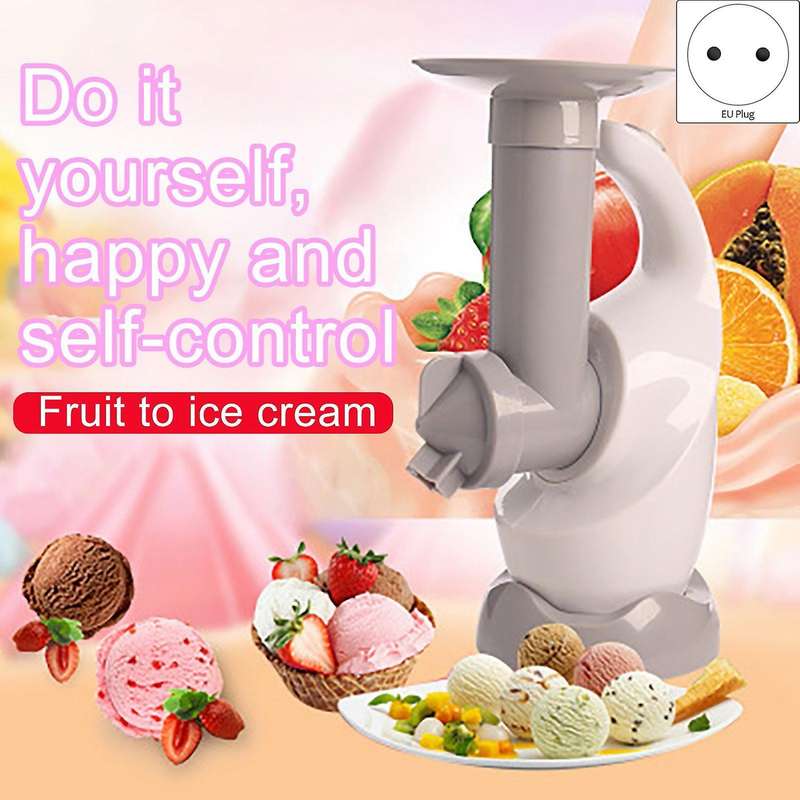 Ice Cream Maker Ice Cream Sorbet Freeze Yogurt Maker Kitchen Gadgets Freezer Fruit Juice Dessert Mak