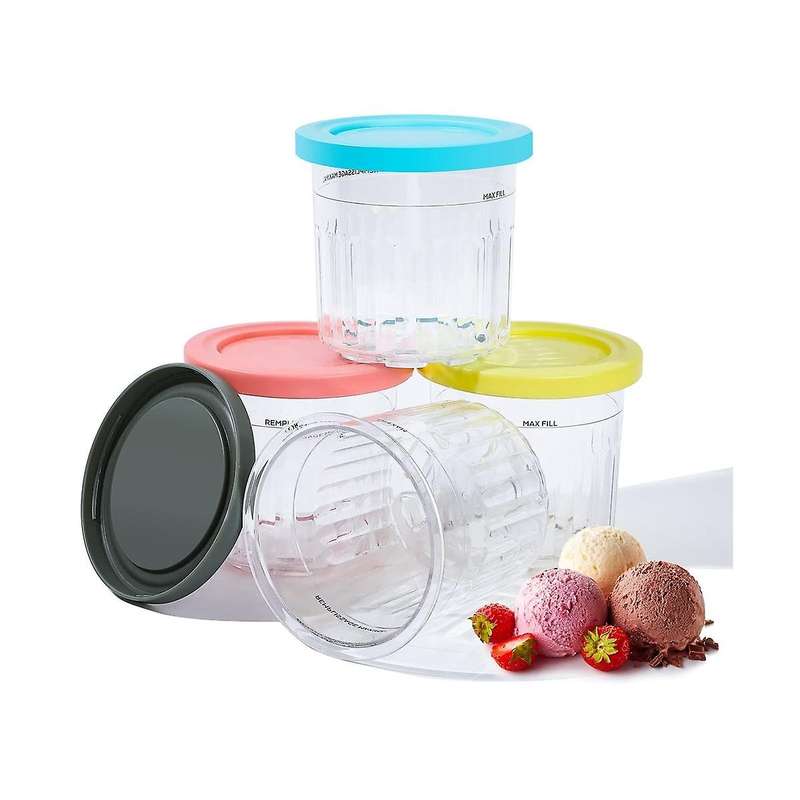 Ice Cream Pints Containers and Lids 16oz Cups Nc301 Nc300 Nc299amz Series Ice Cream Makers Ice Crea