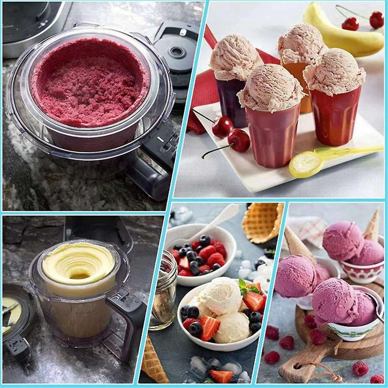 Ice Cream Pints and Lids for Creami NC301 NC300 NC299AMZ Series Ice Cream Storage Containers Food Fr