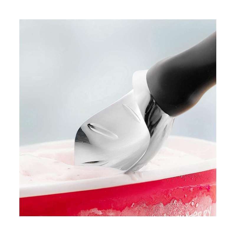 Ice Cream Scoop with Soft Grip Handle, Professional Heavy Duty Sturdy , Premium Kitchen Tool for Co