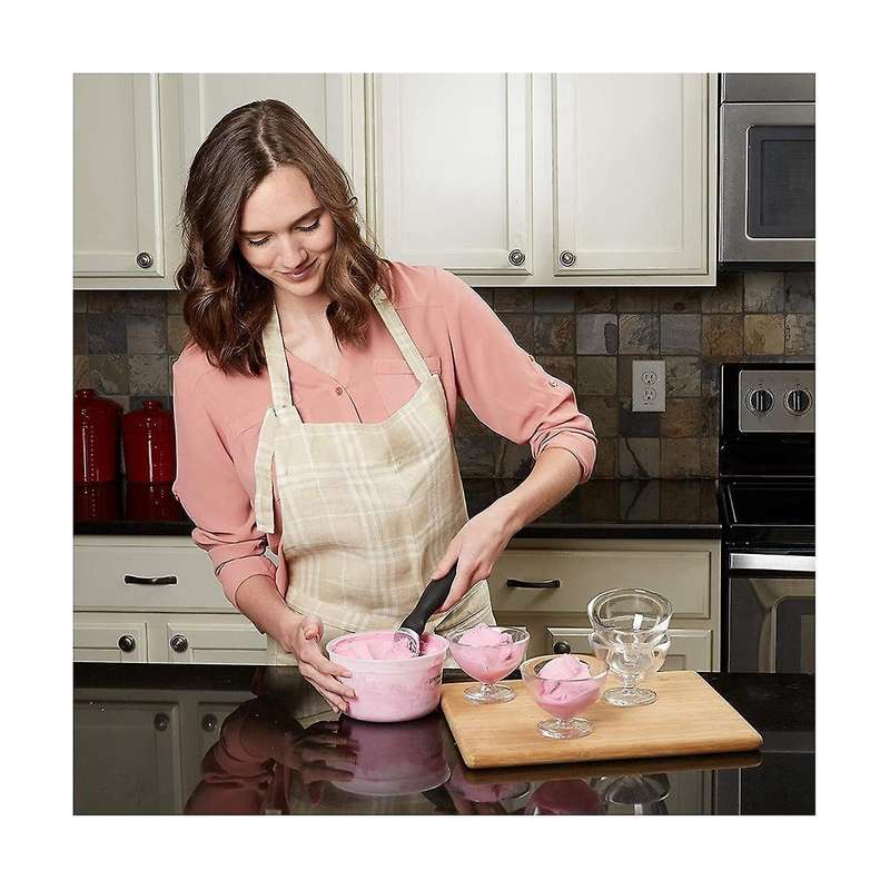 Ice Cream Scoop with Soft Grip Handle, Professional Heavy Duty Sturdy , Premium Kitchen Tool for Co