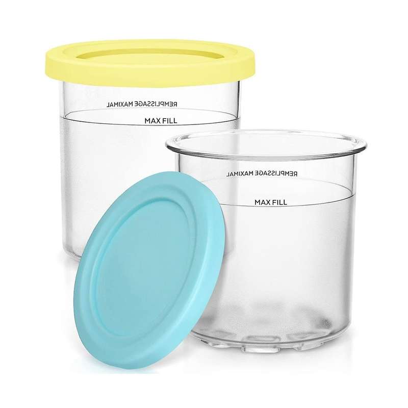 Ice Cream Pints Cup for Ninja for Nc299amz Nc300 Series Reusable Can Store Ice Cream Gelato Contain