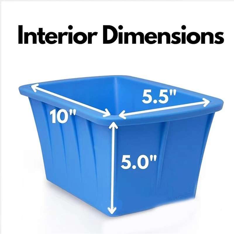 Ice Cube , Large Ice Cube for Making 8 Lb Ice Cubes, Ice Cube for Cold Soak Tub, Ice Bath Cooler, 2