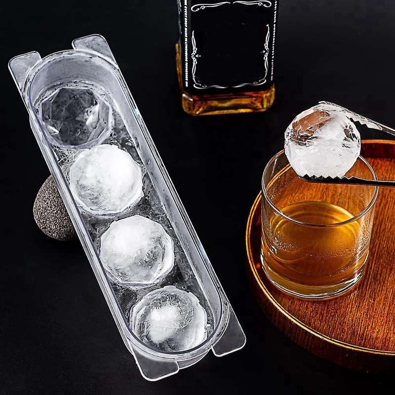 Ice Molds, Ice-cube Tray for Freezer, 2 Inch Ice-cube Molds for Cocktails Whiskey