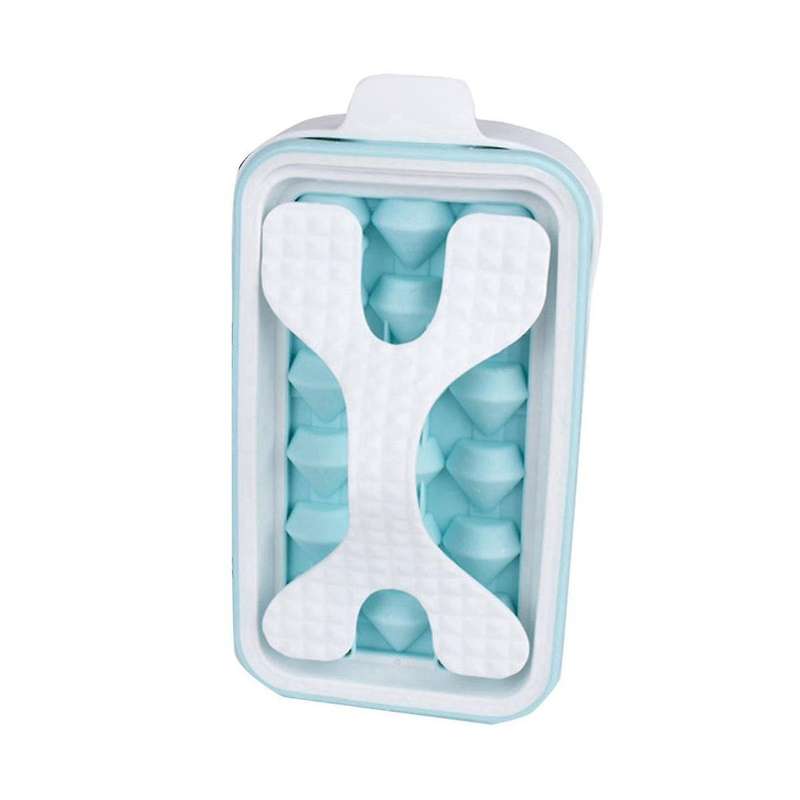 Ice Cube Ball Mould Portable Ice Maker Bottle Can Make 18 Ice Cubes Ice Ball Bubble Curling Foldabl