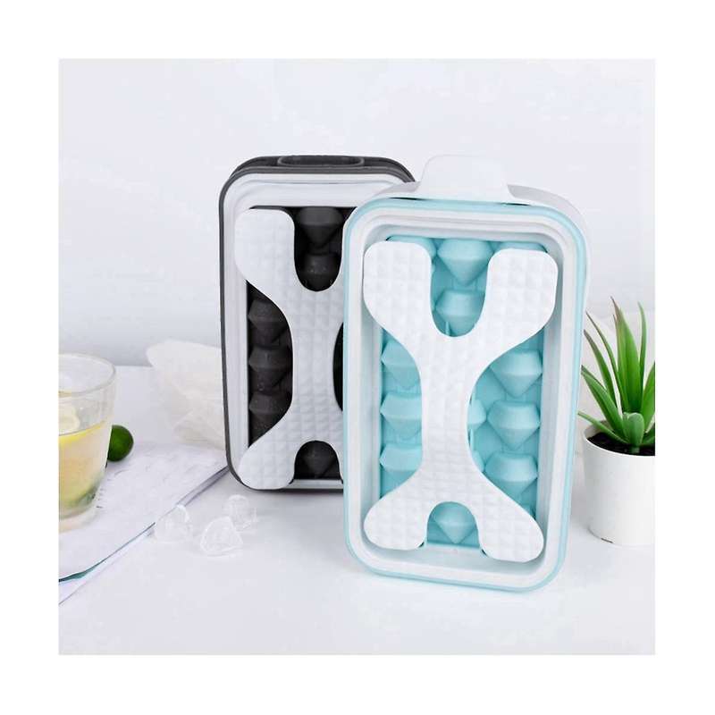 Ice Cube Ball Mould Portable Ice Maker Bottle Can Make 18 Ice Cubes Ice Ball Bubble Curling Foldabl