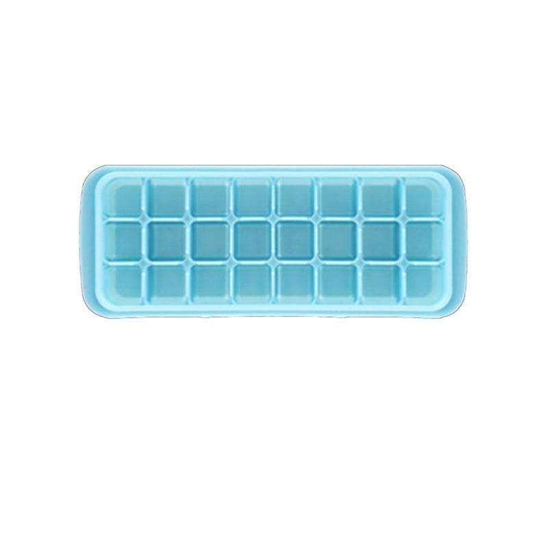 Ice-Cube Tray ,Easy-Release Silicone and Flexible Ice Trays with Spill-Resistant Removable Lid 25.5X