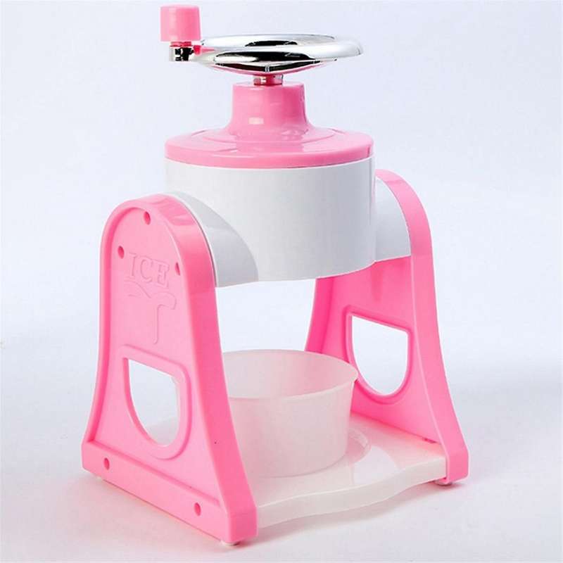 Ice Shaver Manual Hand Crank Shaved Mini Portable Picnic Snow Cone Machine Smoothie Ice Machine Mini