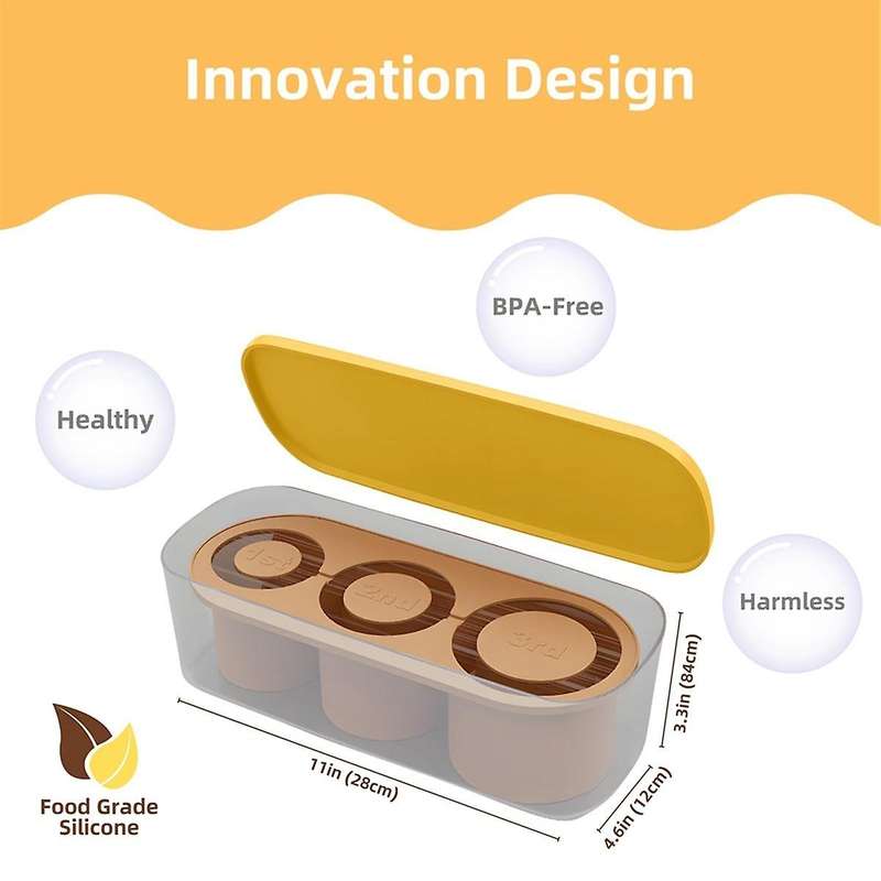 Ice-Cube Tray for Tumbler, Silicone Ice Mold with Lid and Ice Tray for Refrigerator