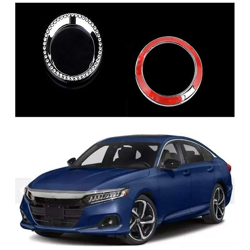 Ignition Button Ring Bling for Tenth Generation Accord Sport EX EX-L Touring Sedan 2018-2021