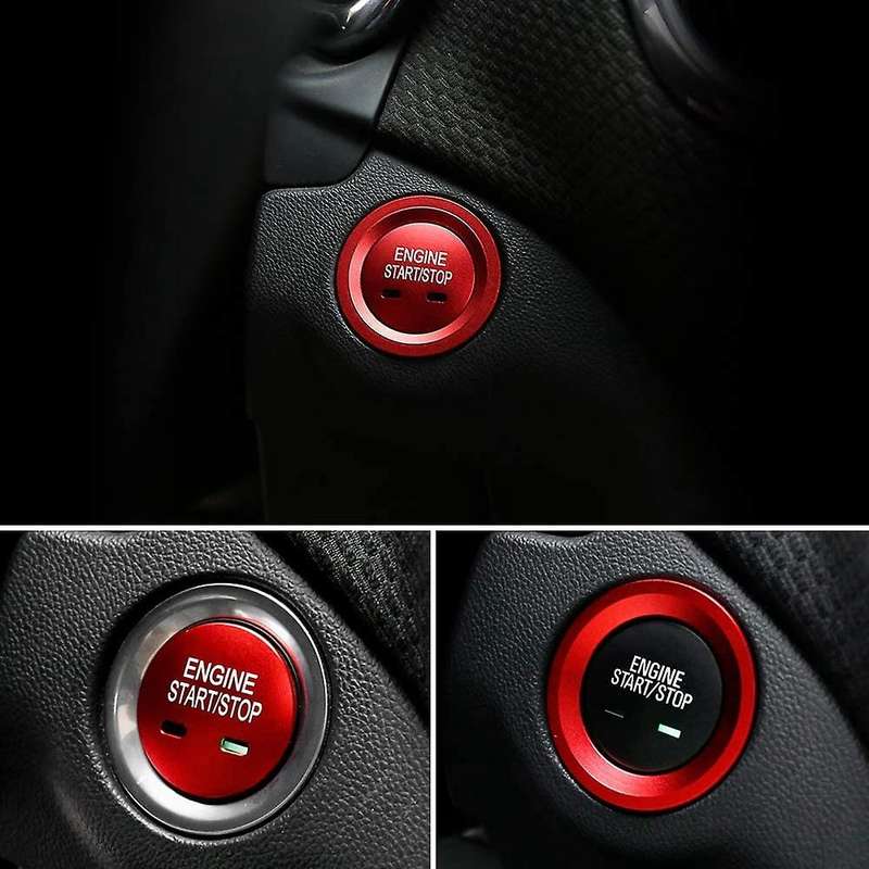 Ignition Button Decals for Sonic Push Start Stop Stickers Caps Covers