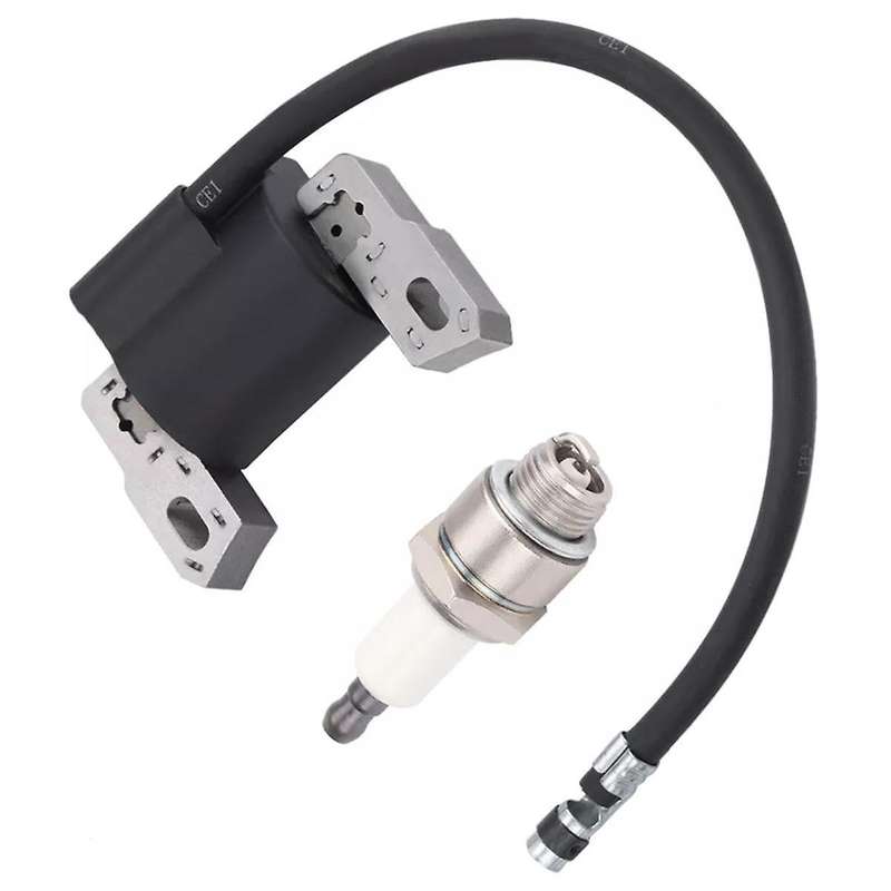Ignition Coil & Spark Plug for JM26 JM36 JS25 JS26 JS28 JS36 JS38 Lawn Mower MIA12374, MIA11221, MIU