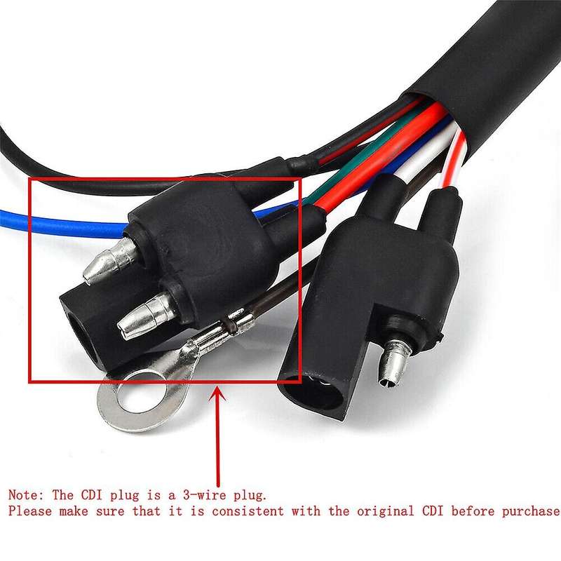 Ignition Coil CDI Box Spark Plug Kit for Sportsman 500 1996-2001 ATV 3085564